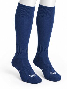 Castore Navy Blue Long Training Socks White Logo